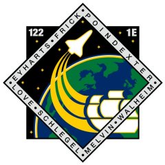 STS-122 mission patch. NASA PHOTO NO: STS122-S-001A