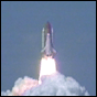 Space Shuttle Endeavour launch. NASA image.