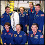 NASA image of STS-102 crew.