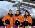 NASA photo of Voss, Usachev, and Helms - ISS Expedition Two.