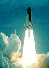 NASA photo of shuttle launch