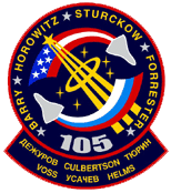 Image: STS-105 Insignia.