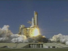 Columbia lifts off on mission STS-107. Image: NewsFromSpace.com/NASA TV