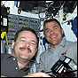 STS-109 Commander Scott "Scooter" Altman (left) and Pilot Duane "Digger" Carey. NASA photo.
