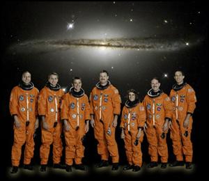 NASA photo of the STS-109 crew.