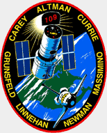 STS-109 Mission Patch. NASA image.
