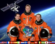 ISS Expedition Four crew. NASA photo.