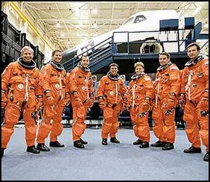 The STS-111 crew, preflight. Photo courtesy of NASA