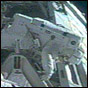 NASA image of spacewalker Piers Sellers.
