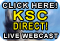 Join the live video stream from KSC. Realplayer required.