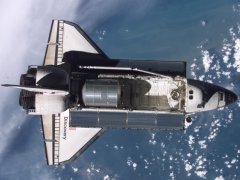 Discovery undocking from the ISS. NASA PHOTO NO: ISS011-E-11536