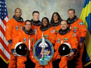 Discovery's crew. Image courtesy of NASA.