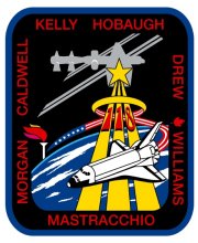 NASA image of the updated STS-118 mission patch.