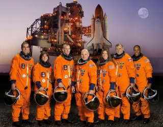 Endeavour's crew. Image courtesy of NASA.