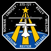NASA image of the STS-121 mission patch.