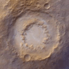 Lowell Crater with frost