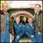 The STS-98 crew. NASA photo.