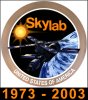 This is the official emblem for the NASA Skylab program, launched 30 years ago. It depicts the United States Skylab space station cluster in Earth orbit with the Sun in the background.
